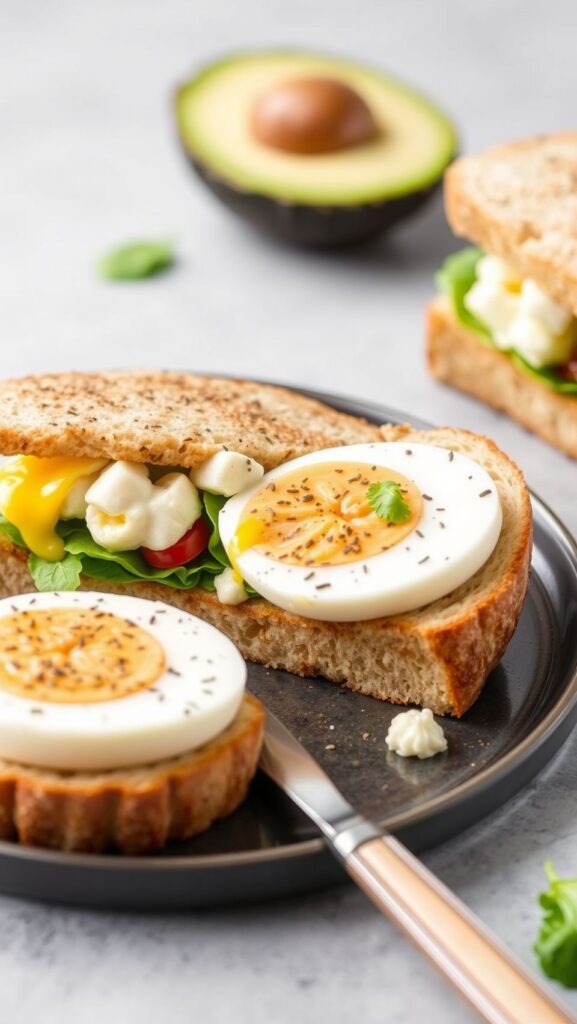 Avocado Egg Salad Sandwich