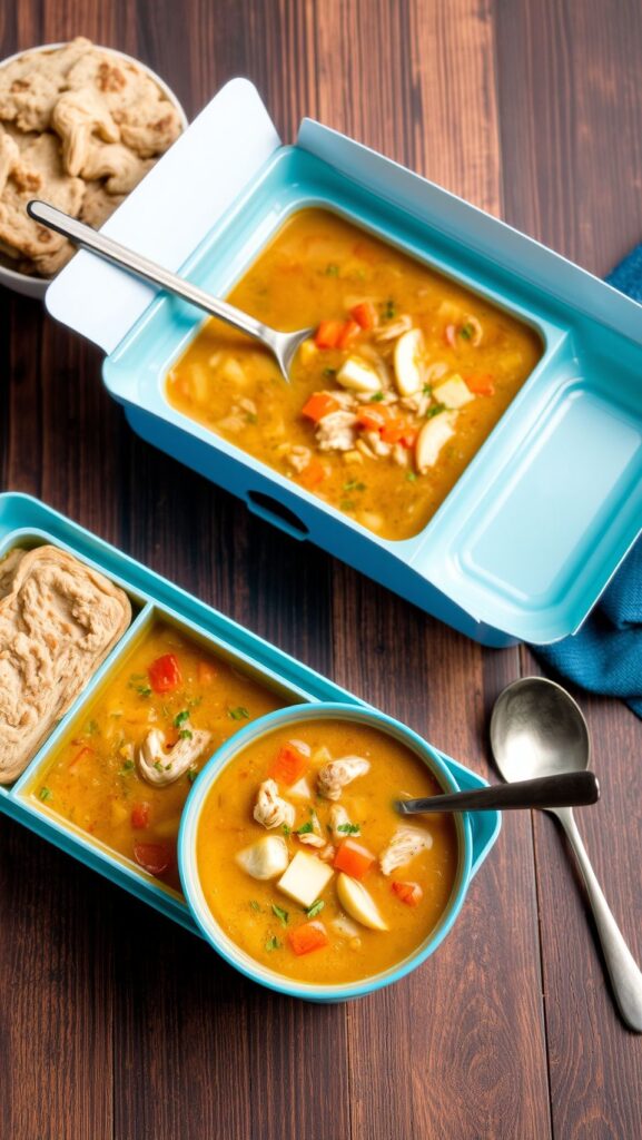 Lunch Box Chicken Soup