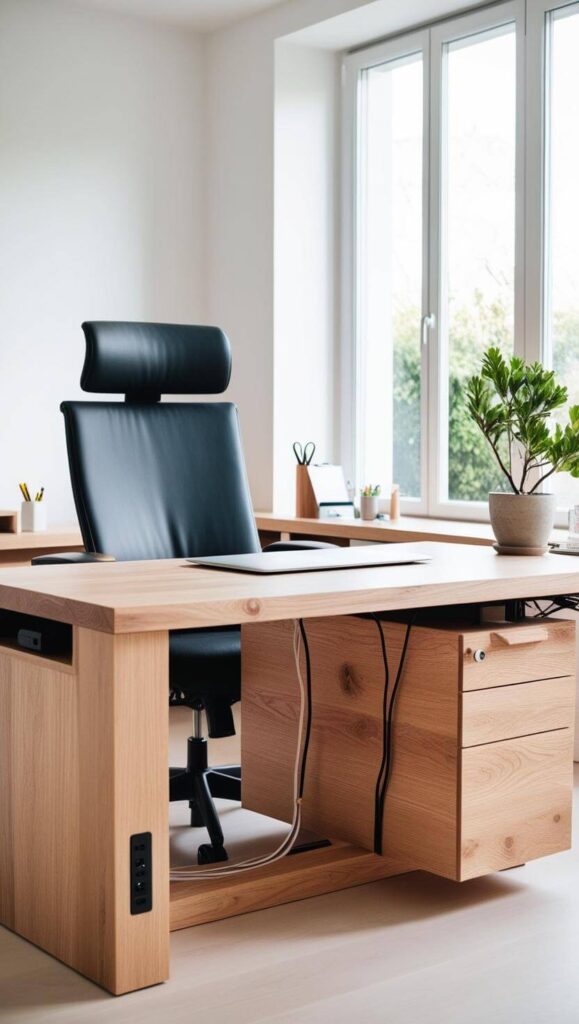 image of a Customized Desk in a home office setup