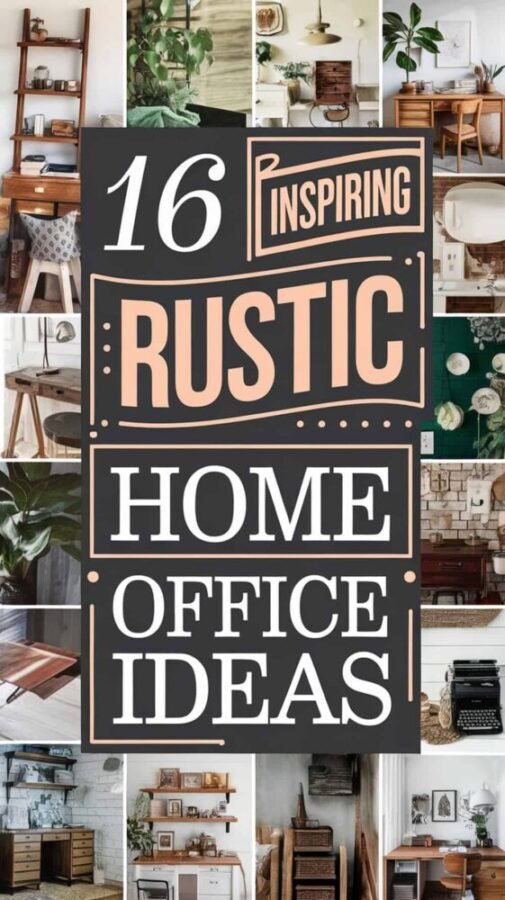 16 Inspiring Rustic Home Office Ideas for a Cozy Workspace - Biopreneur