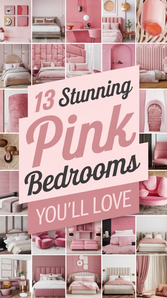 13 Stunning Pink Bedrooms You’ll Love