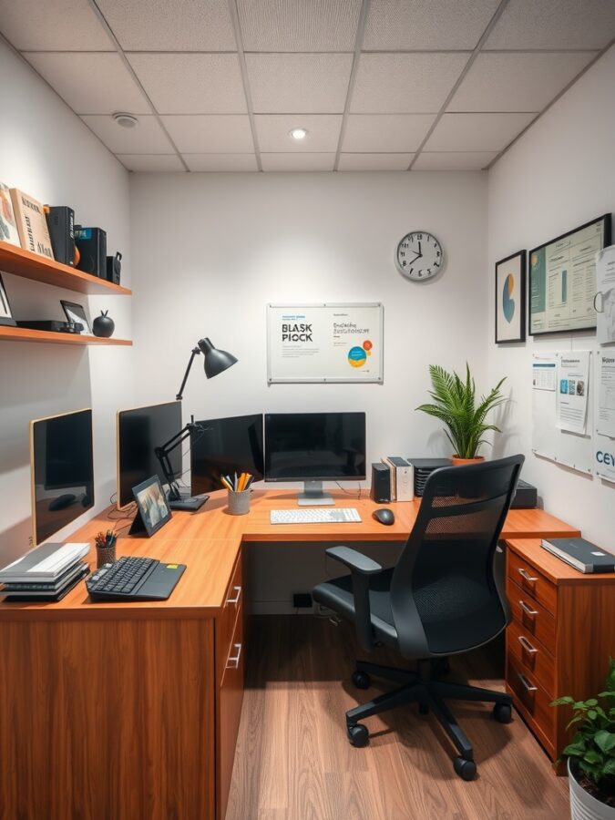 30 Creative Home Office Ideas for Small Spaces 22 image 20 scaled