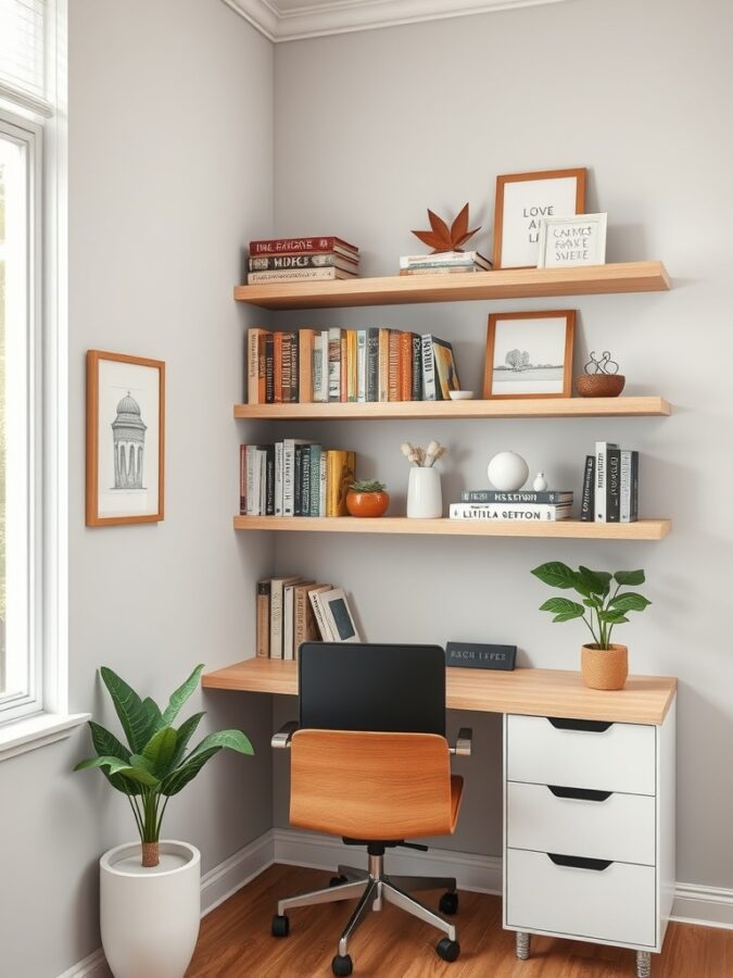 30 Creative Home Office Ideas for Small Spaces 6 image 4 scaled