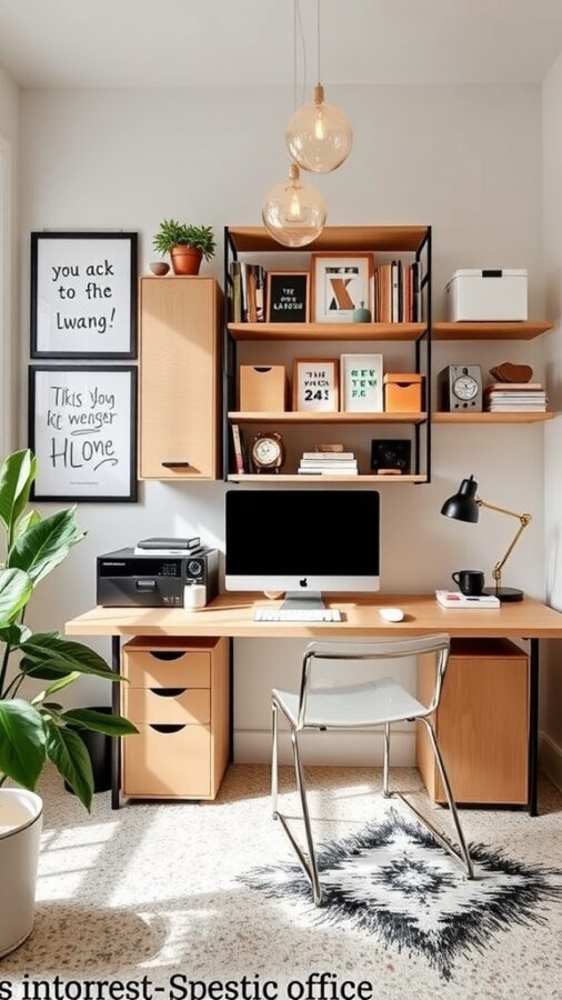 20 Inspiring Home Office Ideas to Maximize Your Productivity 5 image 48 scaled