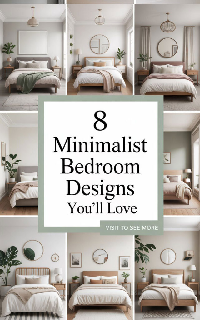 8 Minimalist Bedroom Designs You’ll Love
