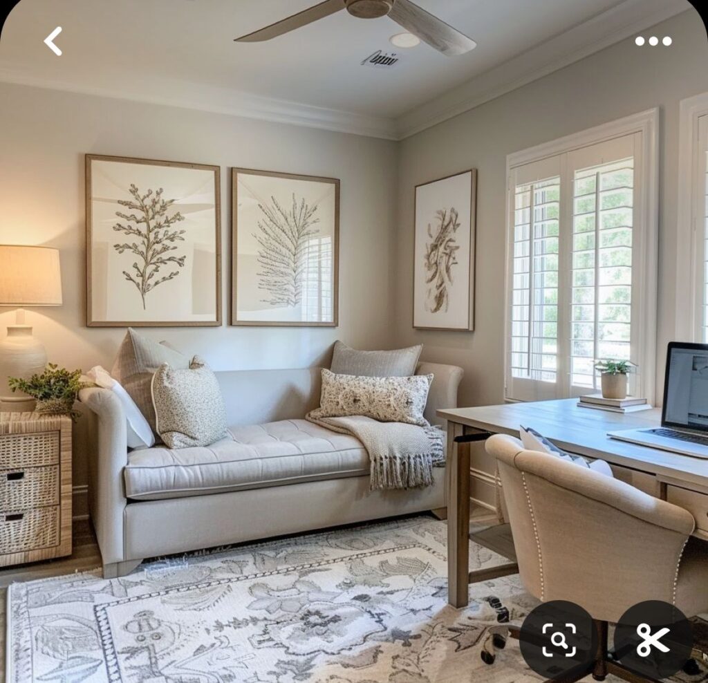 How to Create a Cozy Office with a Daybed 5 087db74144eff6291a6b144905c66222