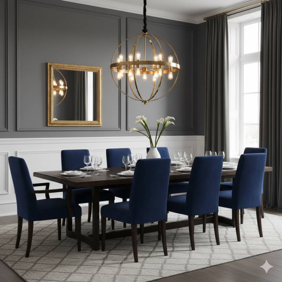 20 Home Décor Ideas Expected to Define 2026 9 A sophisticated dining room with a statement