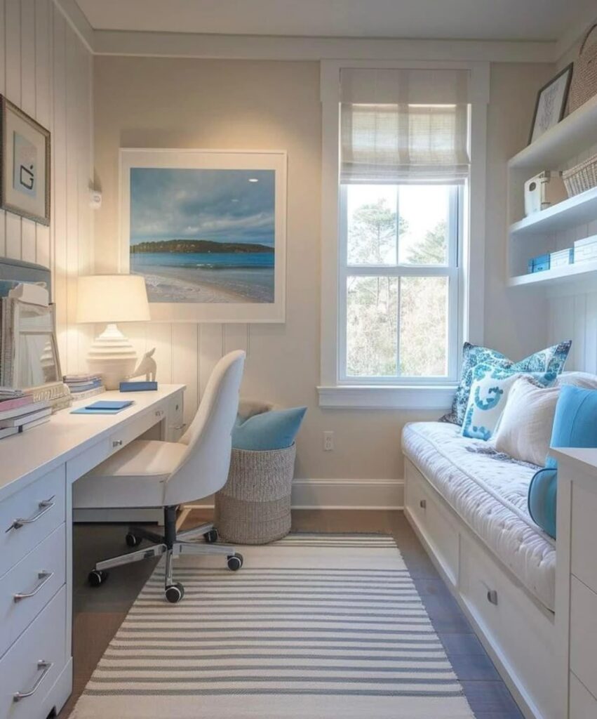 How to Create a Cozy Office with a Daybed 15 baec397ae6a15c8d40da1375a21f786c
