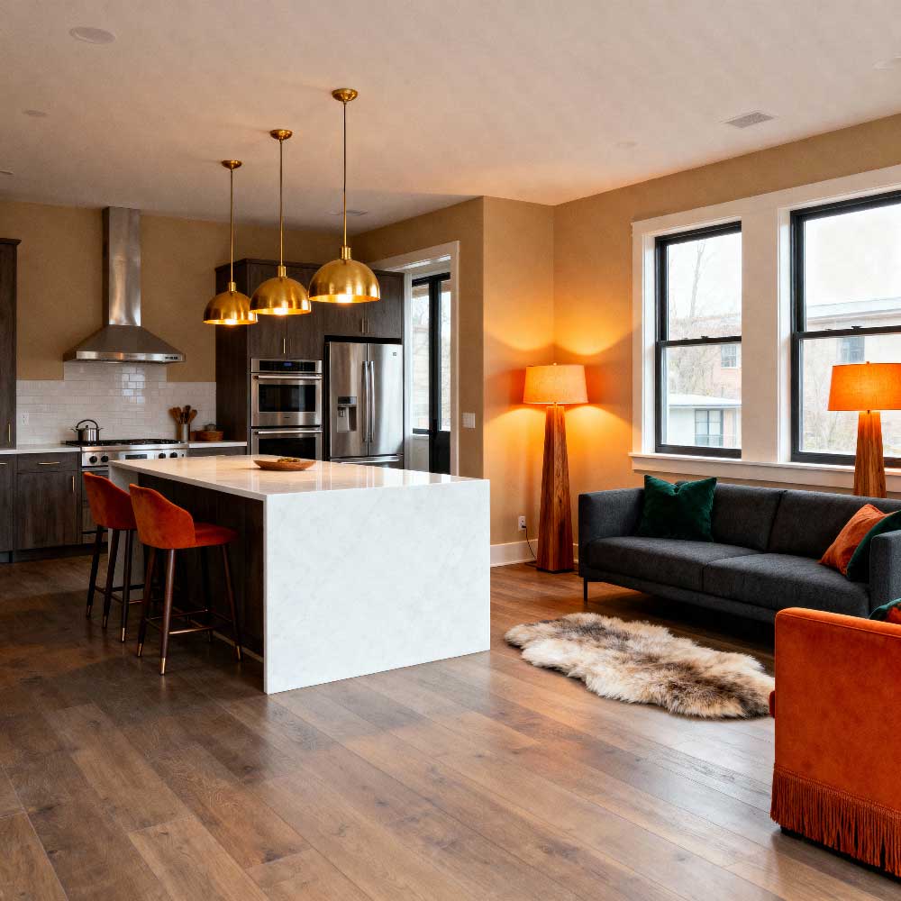 12 Stylish Home Decor Ideas to Seamlessly Connect Your Living Room and Kitchen 1 img0i