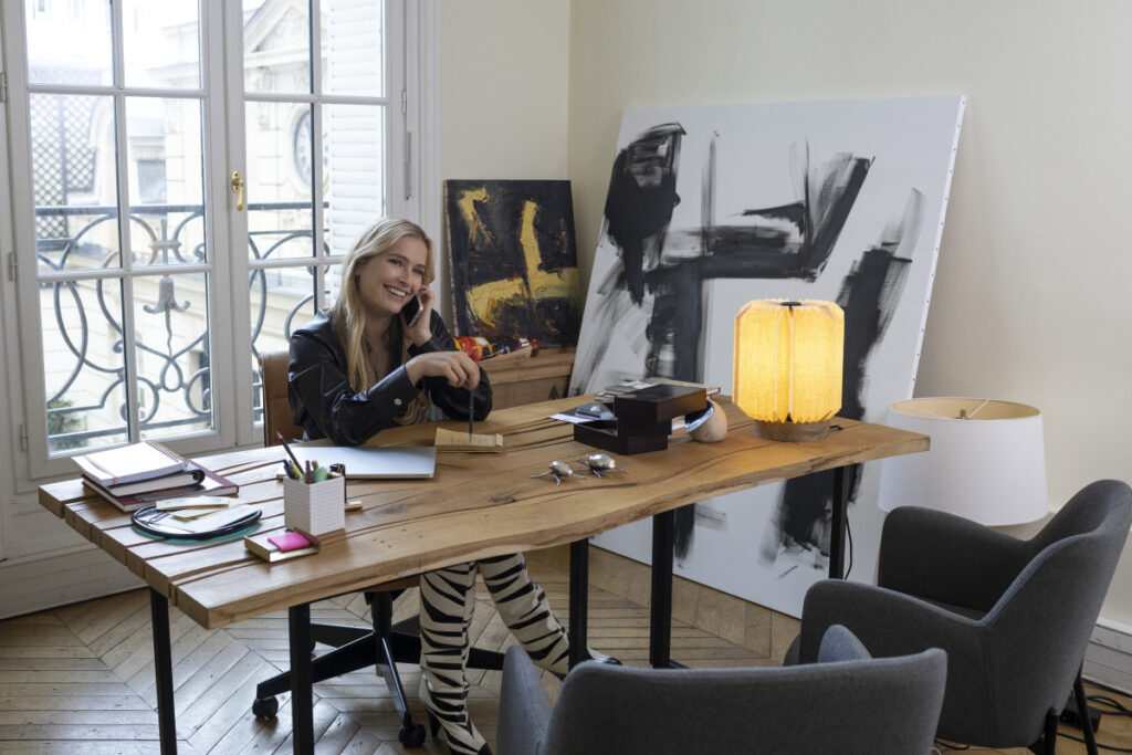 15 Chic Women’s Home Office Ideas (That Will Give Your Office a Fashion Headquarters Vibe) 10 netflix emily in paris season 2 camille razat isabel marant dress