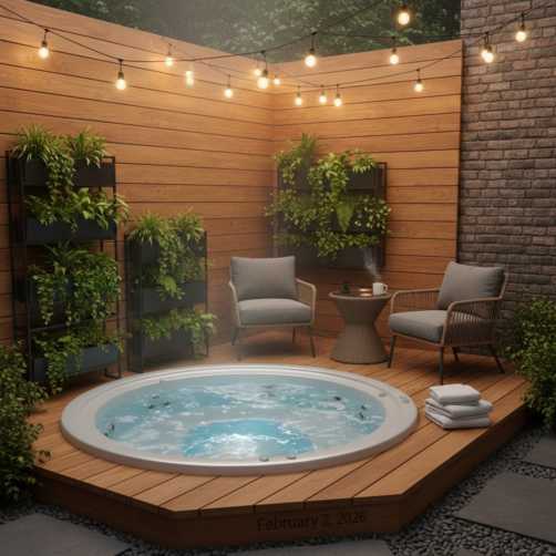 10 Jacuzzi Outdoor Ideas for Small Backyards (That Feel Big on Style) 2 2 no watermark