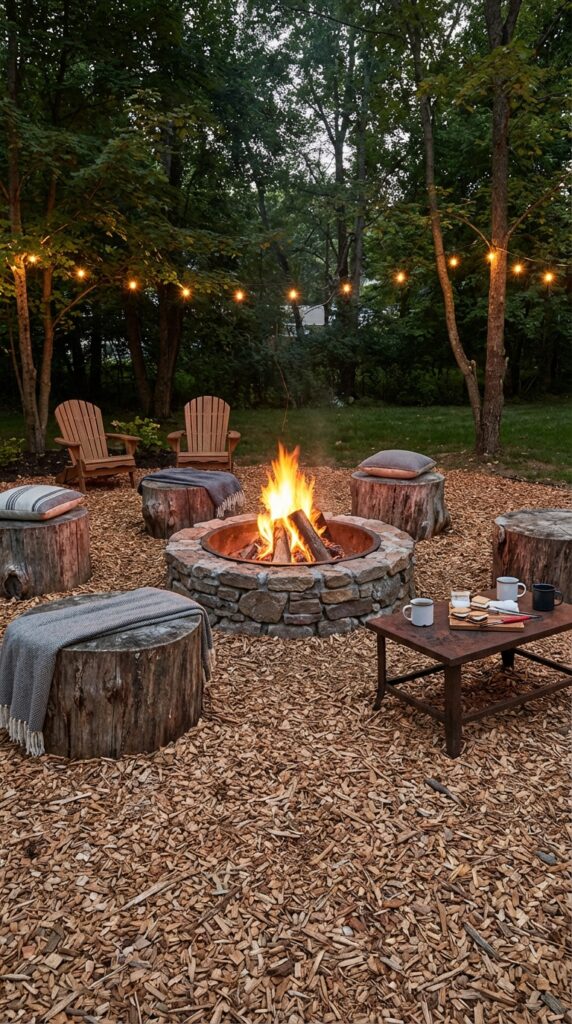 10 Rustic Garden Decor Ideas to Transform Your Outdoor Space 6 Backyard fire pit 202603222240