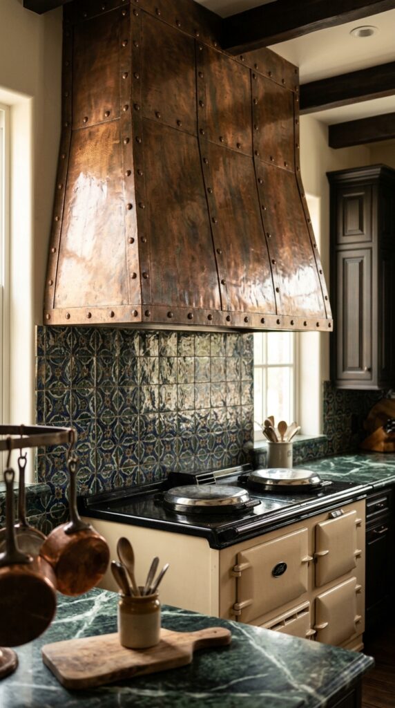 Copper vent hood over range 9d33a950b5