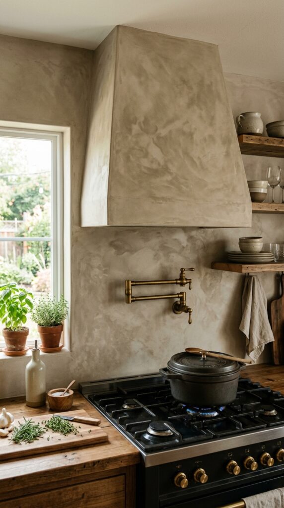 Image prompt a bright earthy kitchen interior a ge fc95f3906c