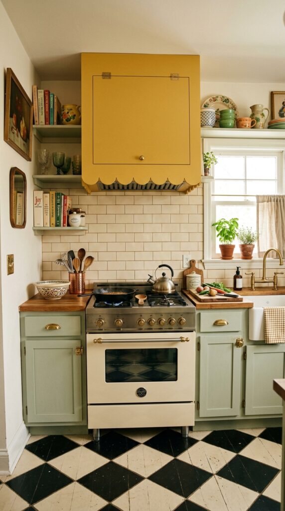 Kitchen vent hood scalloped edge d7f4815474