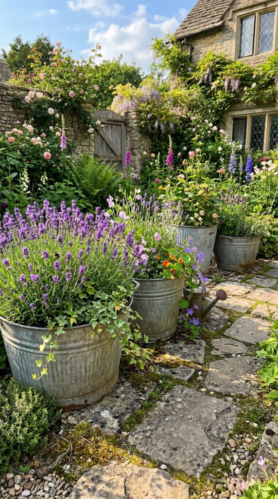 10 Rustic Garden Decor Ideas to Transform Your Outdoor Space 1 Metal tubs with 202603222153