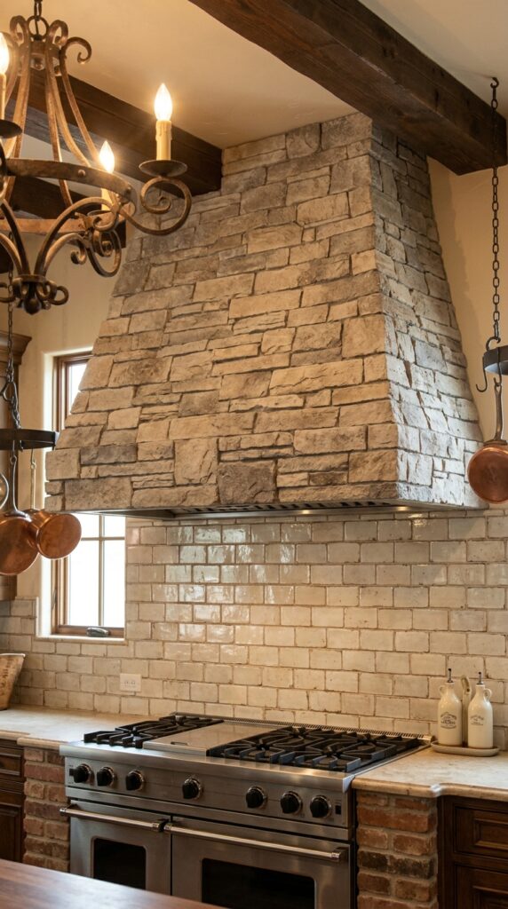 Rustic tuscan kitchen vent hood b83a857921