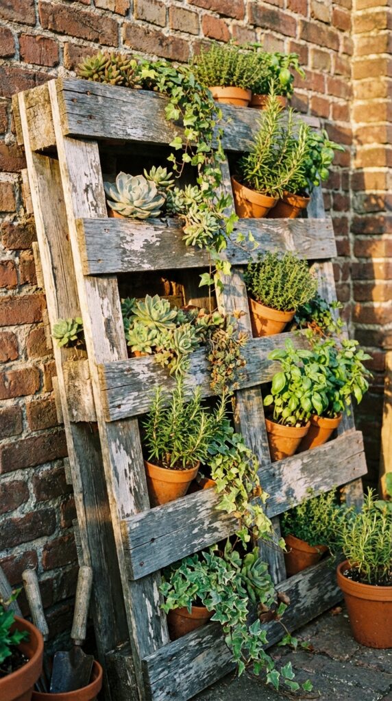 10 Rustic Garden Decor Ideas to Transform Your Outdoor Space 2 Vertical garden on 202603222156
