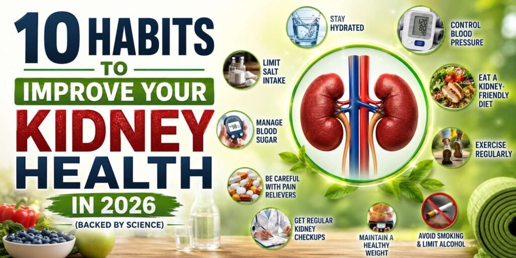 10 Habits to Improve Your Kidney Health in 2026 (Backed by Science)