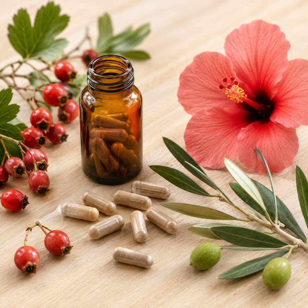 Top-Rated Cardio Supplements Available in the US (2026): Ranked, Verified, and the Clone-Site Trap Nobody Warns You About 1 Top-rated cardio supplement capsules with natural heart-health ingredients including hawthorn and hibiscus