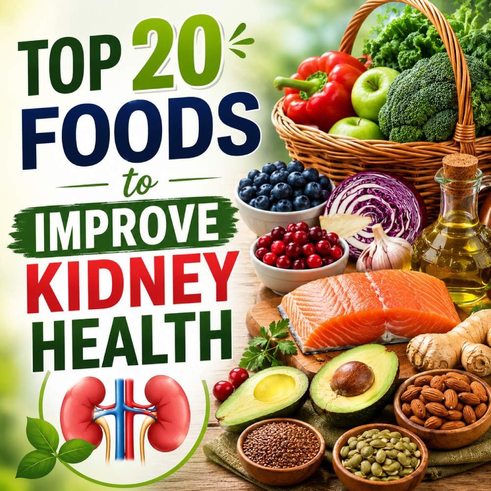 Top 20 Foods to Improve Kidney Health 1 Top 20 Foods to improve kidney health