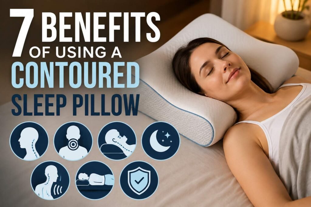 7 Benefits of Using a Contoured Sleep Pillow