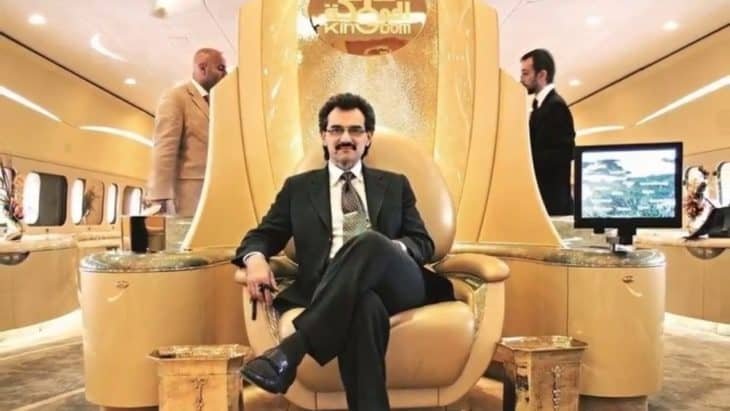 The 10 Most Luxurious Private Jets to Own or Charter in 2026 (No 4 is unbelievable) 7 alwaleed bin talal in A380 730x411 1