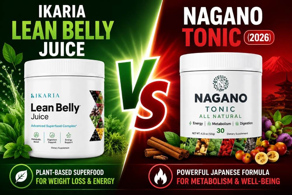 Ikaria Lean Belly Juice vs Nagano Tonic