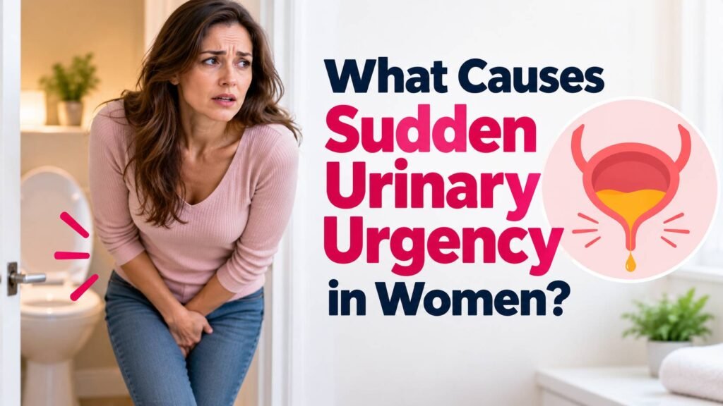 What Causes Sudden Urinary Urgency in Women? 3 What Causes Sudden Urinary Urgency in Women?