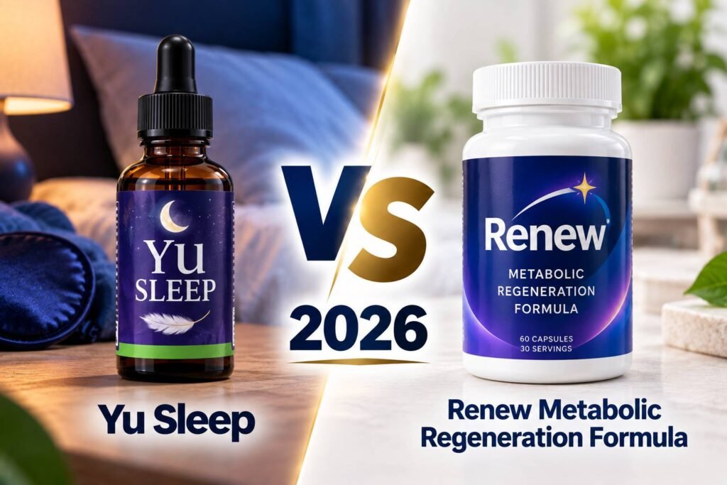 Yu Sleep vs Renew metabolic Regeneration Formula