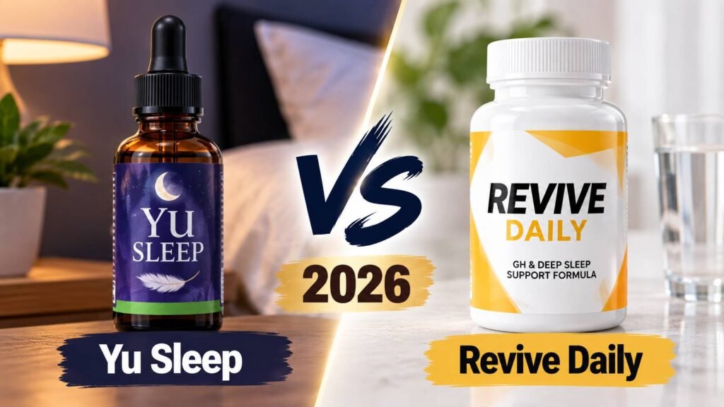 Yu Sleep vs Revive Daily 2026: Honest Side-by-Side Comparison — Which Natural Sleep Supplement Is Actually Worth Buying? 2 Yu sleep vs Revive daily