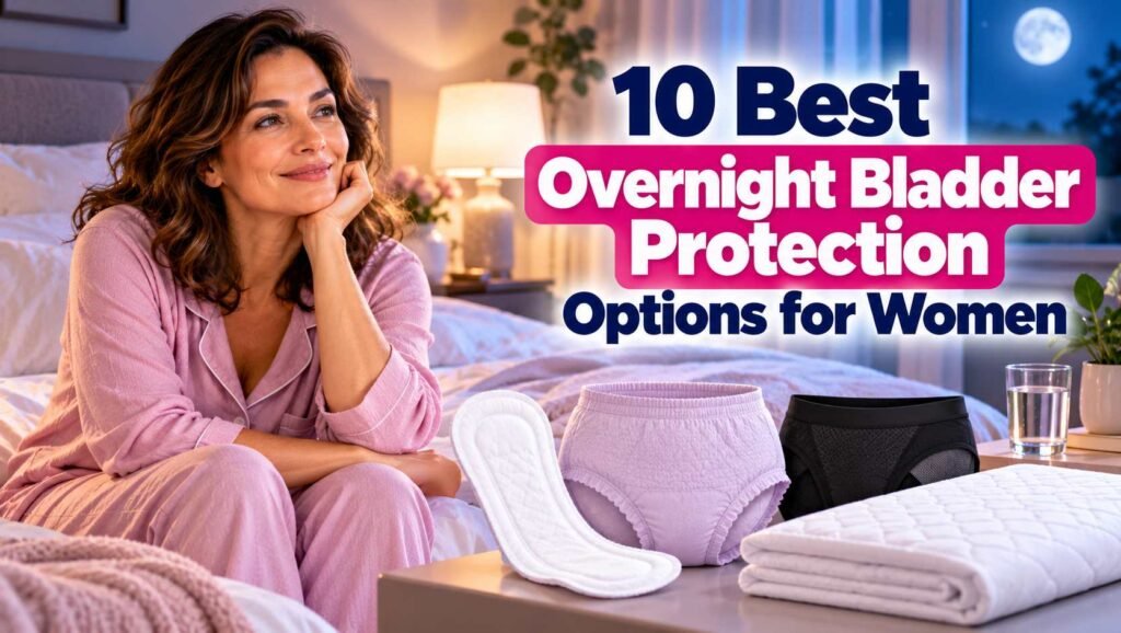 10 Best Overnight Bladder Protection Options for Women (Products, Habits, and Support) 1 10 Best Overnight Bladder Protection Options for Women