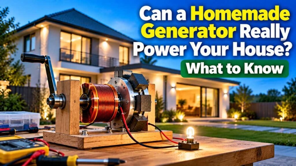 Can a Homemade Generator Really Power Your House? What to Know