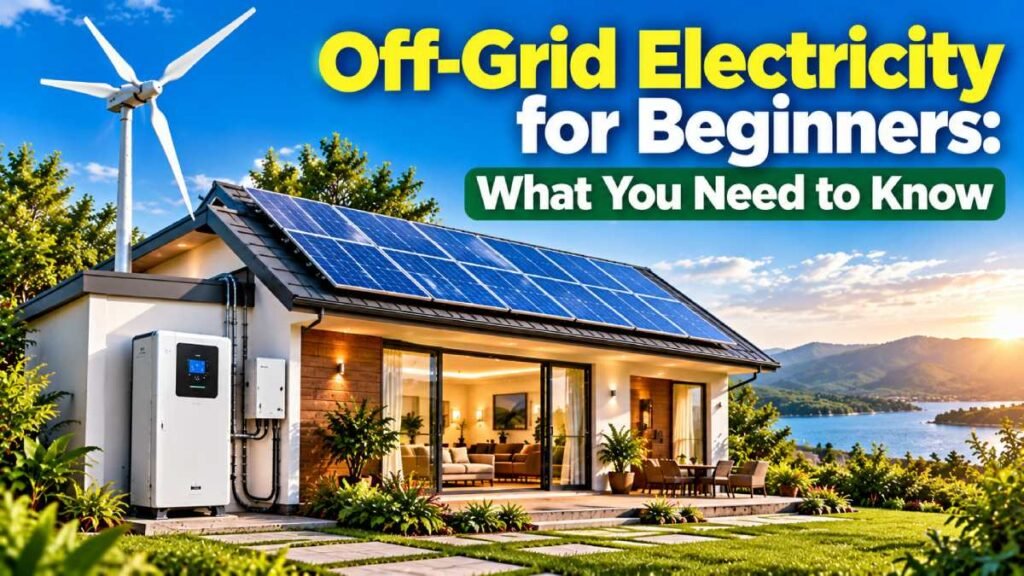 Off-Grid Electricity for Beginners: What You Need to Know